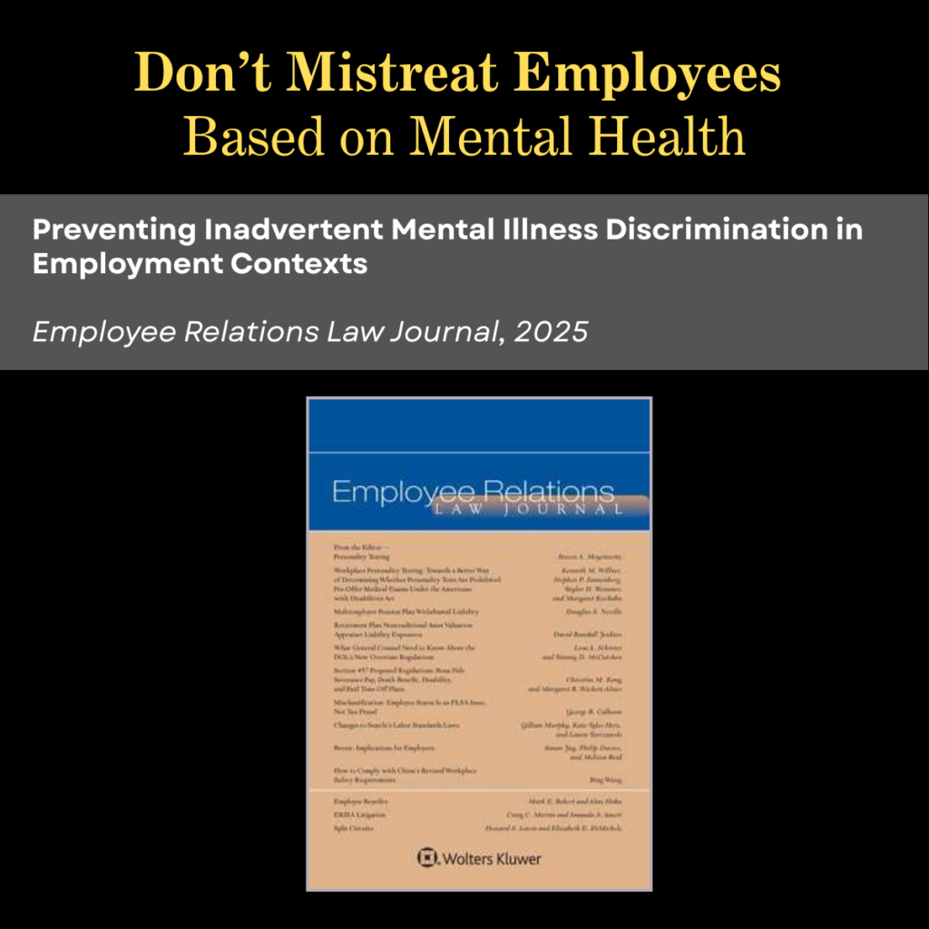 publications employee relations law journal