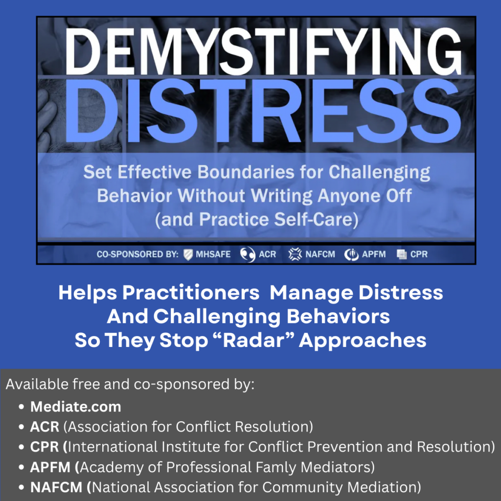 resources demystifying distress